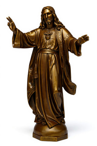 Blessing Jesus Sacred Heart Statue - 48-inch