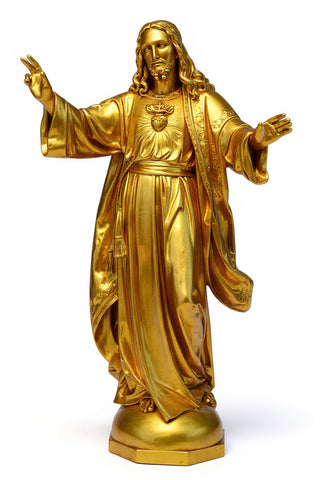 Blessing Jesus Sacred Heart Statue - 48-inch