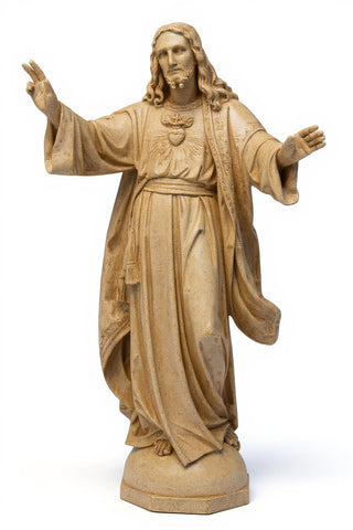 Blessing Jesus Sacred Heart Statue - 48-inch