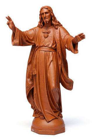 Blessing Jesus Sacred Heart Statue - 48-inch