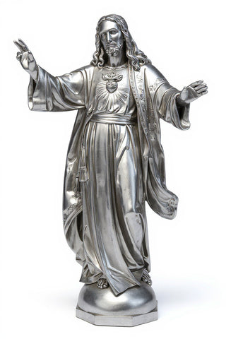 Blessing Jesus Sacred Heart Statue - 48-inch