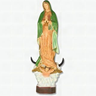 Our Lady Of Guadalupe Statue - 32-inch - Realistic Color - Hand-Painted