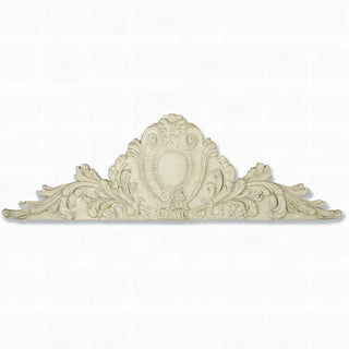 Stingwood Over-Door Architectural Panel — Antique White finish