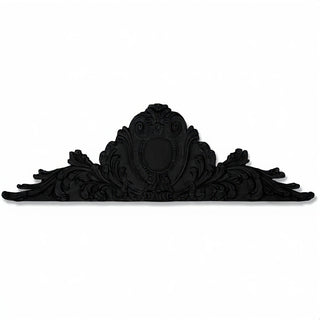 Stingwood Over-Door Architectural Panel — Flat Black finish