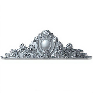 Stingwood Over-Door Architectural Panel — Silver finish