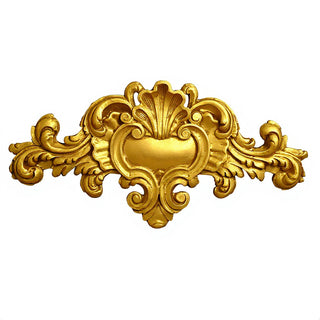 Architectural Over-Door Detail Wall Plaque — Deep Gold finish