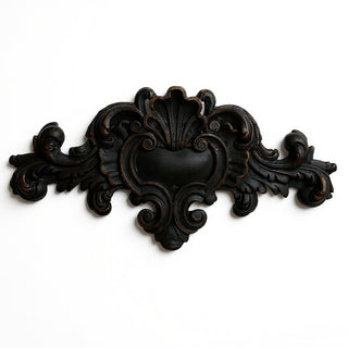 Architectural Over-Door Detail Wall Plaque — Iron finish