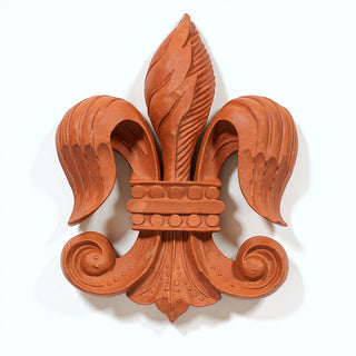 Fleur De Lis Wall Plaque - 23-inch — Metro finish