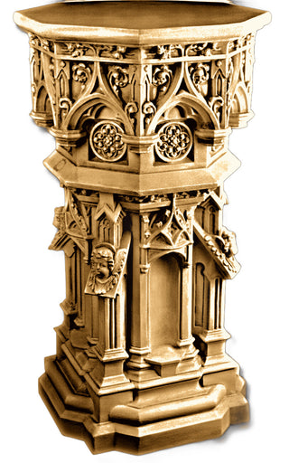Cathedral Pedestal Statue - 44-inch