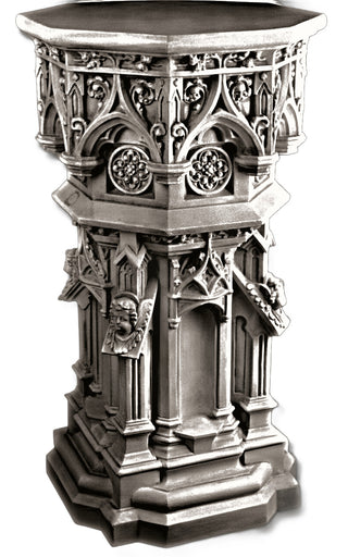 Cathedral Pedestal Statue - 44-inch