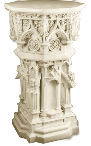 Cathedral Pedestal Statue - 44-inch