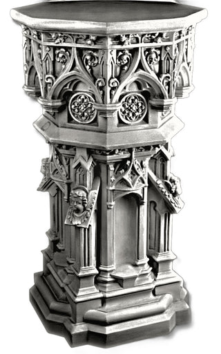 Cathedral Pedestal Statue - 44-inch