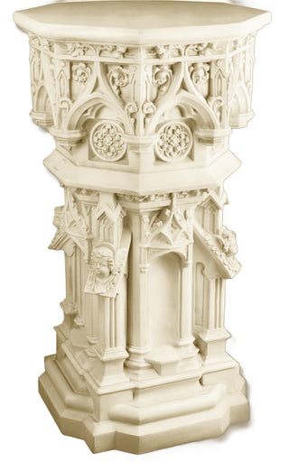 Cathedral Pedestal Statue - 44-inch