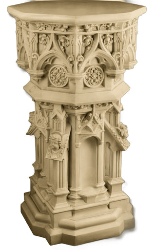 Cathedral Pedestal Statue - 44-inch
