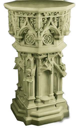 Cathedral Pedestal Statue - 44-inch