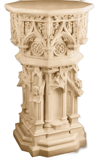 Cathedral Pedestal Statue - 44-inch