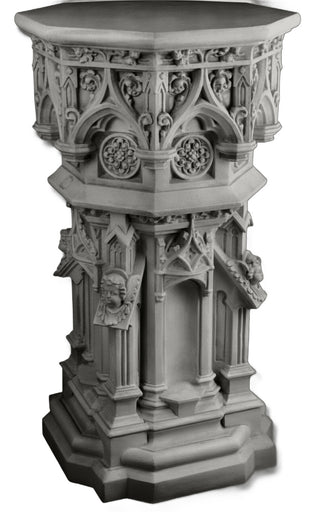 Cathedral Pedestal Statue - 44-inch