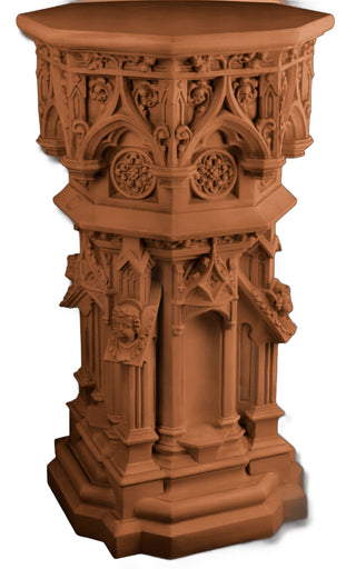 Cathedral Pedestal Statue - 44-inch