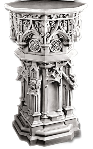 Cathedral Pedestal Statue - 44-inch
