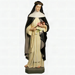Saint Rose Statue - 53-inch - Realistic Color - Hand-Painted