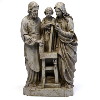 The Holy Family Statue - 25-inch — Antique Stone finish