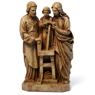 The Holy Family Statue - 25-inch — Gothic Stone finish