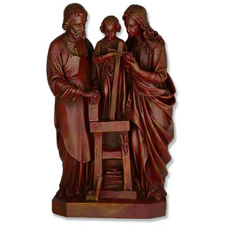 The Holy Family Statue - 25-inch — Rust finish