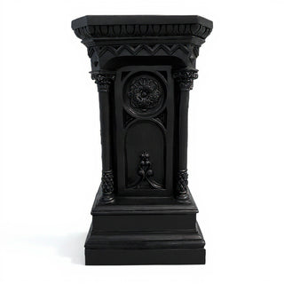 Columned Church Pedestal - 47-inch — Dusted Black finish