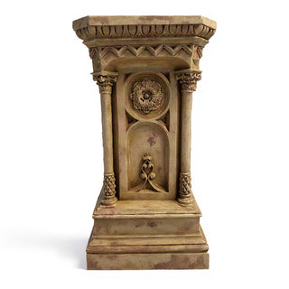 Columned Church Pedestal - 47-inch — Gothic Stone finish