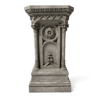 Columned Church Pedestal - 47-inch — Limestone finish