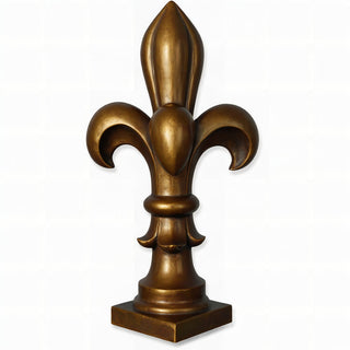 Fleur De Lis Finial - 8-inch — Bronze finish