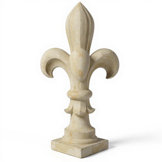 Fleur De Lis Finial - 8-inch — Museum Terracotta finish