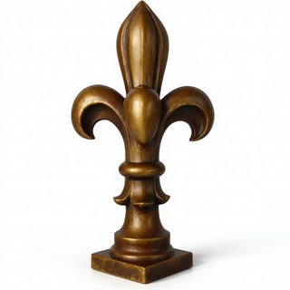 Fleur De Lis Finial - 14-inch — Bronze finish