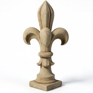 Fleur De Lis Finial - 14-inch — Gothic Stone finish