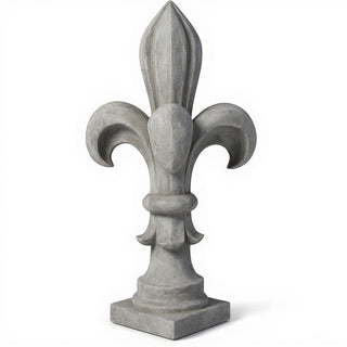 Fleur De Lis Finial - 14-inch — Old Stone finish