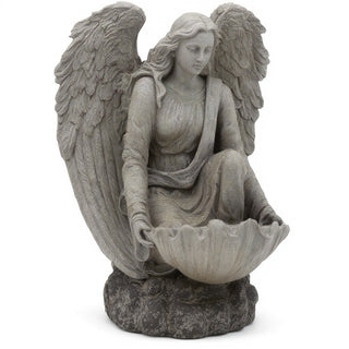 Angel of the Waters Statue - 34-inch — Antique Stone finish