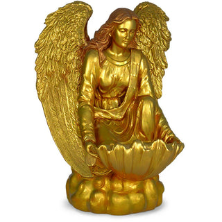 Angel of the Waters Statue - 34-inch — Deep Gold finish