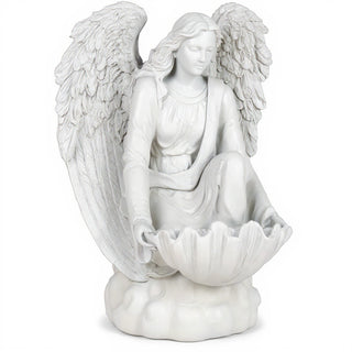 Angel of the Waters Statue - 34-inch — Flat White finish