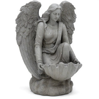Angel of the Waters Statue - 34-inch — Old Stone finish