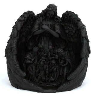 Guardian Angel Statue — Dusted Black finish
