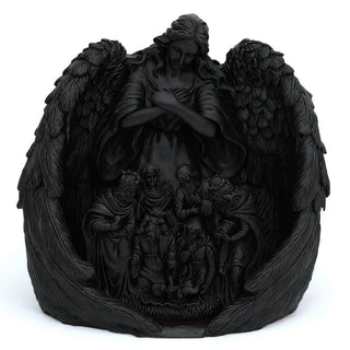 Guardian Angel Statue — Flat Black finish