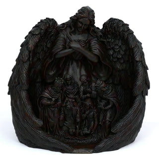 Guardian Angel Statue — Iron finish