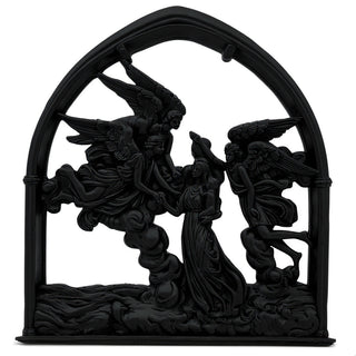 Angels of the Sea Mirror - 10-inch — Flat Black finish
