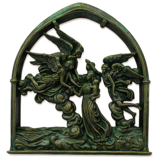 Angels of the Sea Mirror - 10-inch — Green Bronze finish