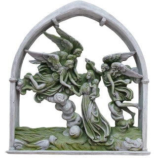 Angels of the Sea Mirror - 10-inch — Mossy Green finish