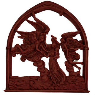 Angels of the Sea Mirror - 10-inch — Rust finish