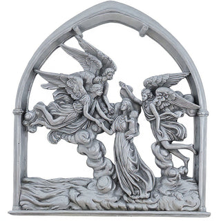 Angels of the Sea Mirror - 10-inch — Silver finish