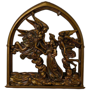 Angels of the Sea Mirror - 10-inch — Bronze finish