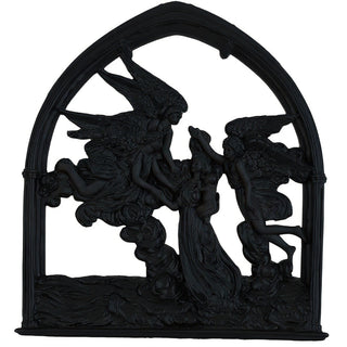 Angels of the Sea Mirror - 10-inch — Flat Black finish