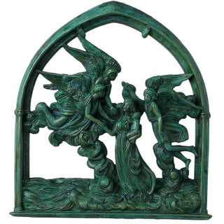 Angels of the Sea Mirror - 10-inch — Green Bronze finish